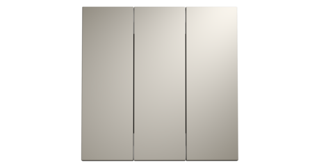 Клавиши для выключателя/переключателя трехклавишного Voltum S70 (кашемир) VLS000503