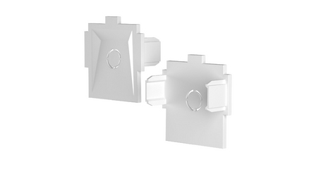 Комплект заглушек к встраиваемому шинопроводу (2 шт.) Maytoni Radity TRA084EC-12W