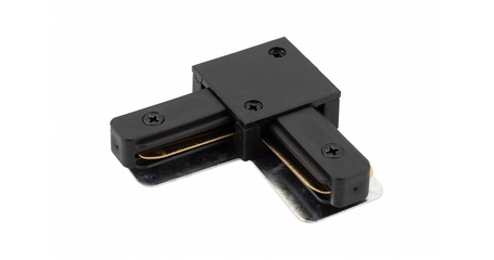 Коннектор L-образный Denkirs DK Track Black TR1102-BK