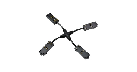 Коннектор питания Х-образный Aployt Magnetic track 220 APL.0280.00.05