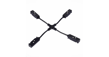 Коннектор питания X-образный для магнитного шинопровода ST Luce Skyline 48 ST006.469.00