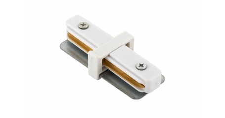 Коннектор прямой Denkirs DK Track White TR1101-WH