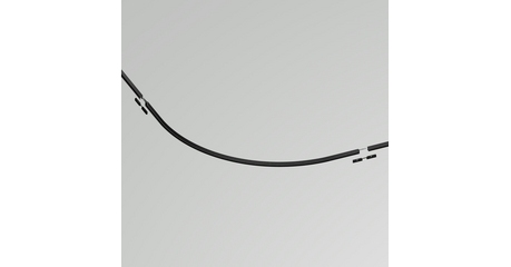 Коннектор радиусный D900 накладной Levity Maytoni Technical TRA184-R900-11B-1