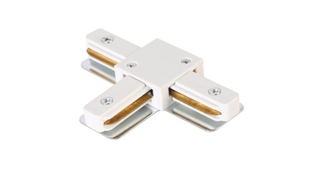Коннектор T-образный Crystal Lux CLT 0.211 08 WH