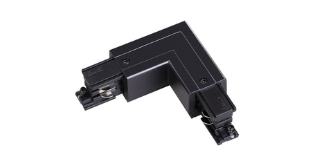 Коннектор угловой Novotech track black 3phase 135063