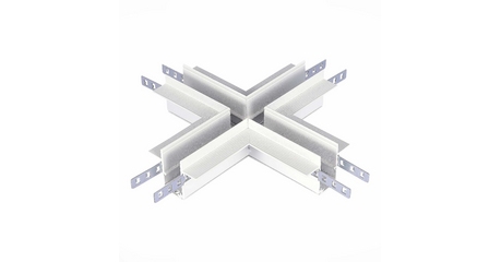 Коннектор X-образный для встраиваемого магнитного шинопровода ST Luce Skyline 48 ST007.500.12