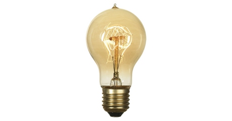 Лампа накаливания Lussole LOFT E27 60W 2700K груша прозрачная GF-E-719