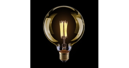 Лампа светодиодная филаментная диммируемая Voltega E27 8W 2800К шар золотой VG10-G125Gwarm8W 6838