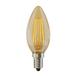Лампа светодиодная филаментная Voltega E14 4W 2800K свеча золотая 5482