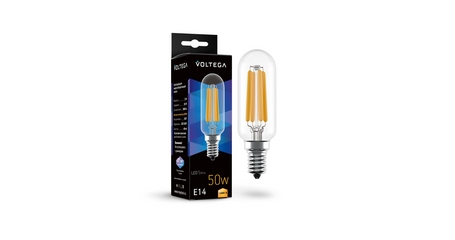 Лампа светодиодная филаментная Voltega E14 5W 3000K 7266