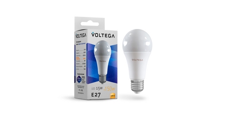 Лампа светодиодная Voltega E27 12W 3000K груша 7246