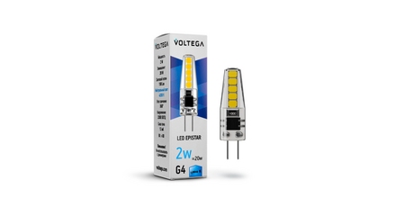 Лампа светодиодная Voltega G4 2W 4000K VG9-K1G4cold2W 7145