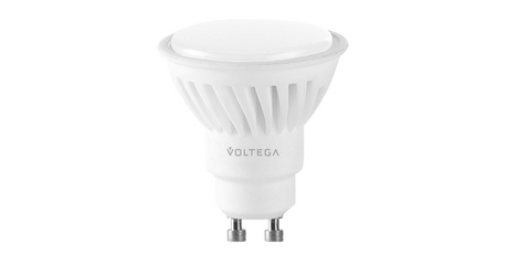 Лампа светодиодная Voltega GU10 10W 2800К матовая VG1-S1GU10warm10W-C 7072