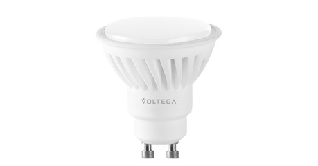 Лампа светодиодная Voltega GU10 10W 4000K матовая VG1-S1GU10cold10W-C 7073