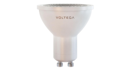 Лампа светодиодная Voltega GU10 6W 2800К прозрачная VG2-S1GU10warm6W-D 7108