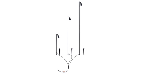 Ландшафтный светильник Arte Lamp Muliphein A1084PA-3BK