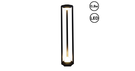 Ландшафтный светильник Reluce 09987-0.7-001JH 0.8M LED2X6W BK RLOS