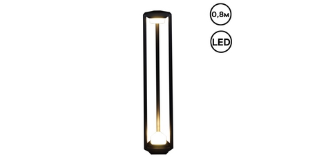 Ландшафтный светильник Reluce 09987-0.7-001JH 0.8M LED2X6W BK RLOS
