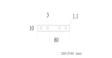 Линейный коннектор для соединения треков по прямой Favourite Practica 2203-CP-001
