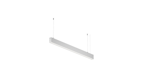 Линейный подвесной светильник Maytoni Technical 3000K 35x67 (Серебро, 1 м) LL312035