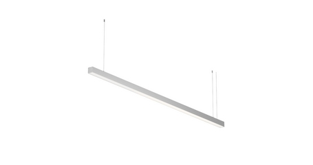 Линейный подвесной светильник Maytoni Technical 3000K 50x50 (Серебро, 2 м) LL312023