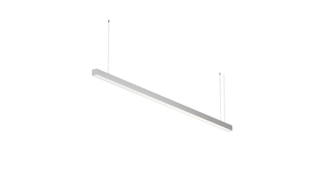 Линейный подвесной светильник Maytoni Technical 3000K 50x50 (Серебро, 2 м) LL312023