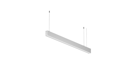 Линейный подвесной светильник Maytoni Technical 4000K 35x67 (Серебро, 1 м) LL312036