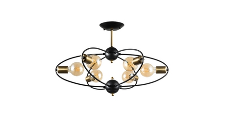 Люстра на штанге ARTE Lamp A1963PL-6BK