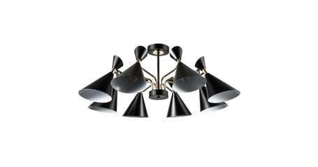 Люстра на штанге ARTE Lamp A2711PL-8BK