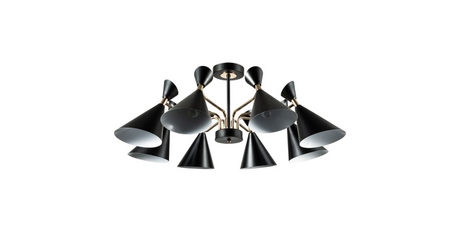 Люстра на штанге ARTE Lamp A2711PL-8BK