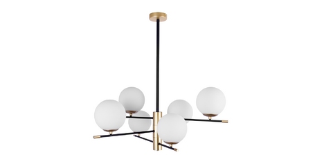 Люстра на штанге Arte Lamp Arkab A2225LM-6BK