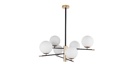 Люстра на штанге Arte Lamp Arkab A2225LM-6BK