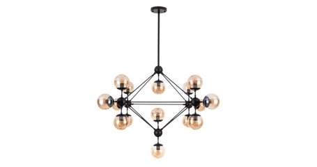 Люстра на штанге Arte Lamp Bolla A1664SP-15BK