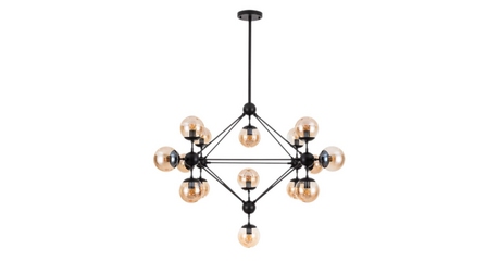 Люстра на штанге Arte Lamp Bolla A1664SP-15BK