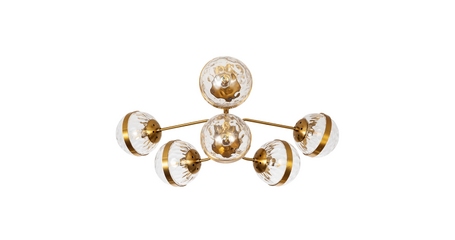 Люстра на штанге Arte Lamp Delacrua A7770PL-6PB