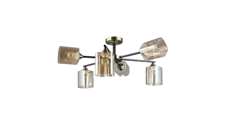 Люстра на штанге Arte Lamp Merci A4185PL-6BK