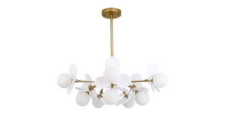 Люстра на штанге Arte Lamp Peacock A1369SP-10SG