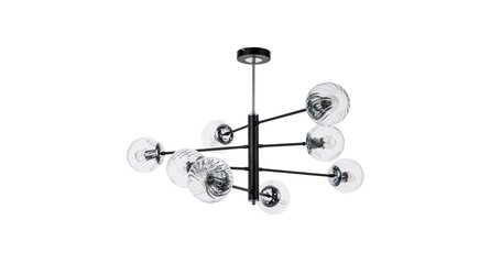 Люстра на штанге Arte Lamp Segin A3566PL-8BK