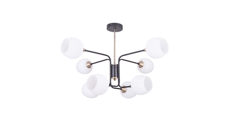 Люстра на штанге Arte Lamp Skat A3564PL-8BK