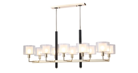 Люстра на штанге Crystal Lux MAESTRO SP-PL10 L1100 GOLD