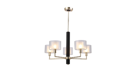 Люстра на штанге Crystal Lux MAESTRO SP-PL5 GOLD