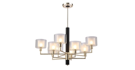 Люстра на штанге Crystal Lux MAESTRO SP-PL5+5 GOLD