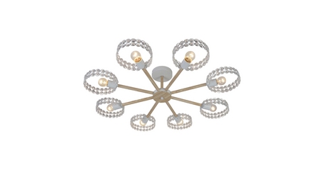 Люстра на штанге Escada Banjo 679/8P White