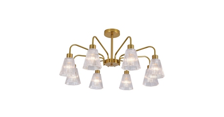 Люстра на штанге Escada Berzelia 150001/8R Copper ES0000029
