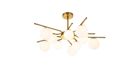 Люстра на штанге Escada Sphere 642/10P Brass