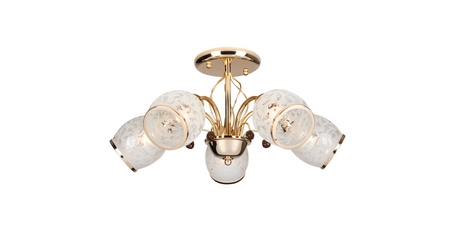 Люстра на штанге Eurosvet 30026/5 золото 00000073715