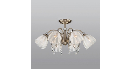 Люстра на штанге Eurosvet 30155/8 античная бронза