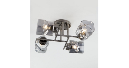 Люстра на штанге Eurosvet 30165/4 черный жемчуг