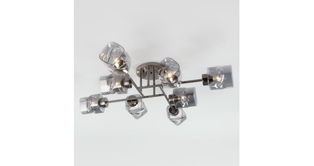 Люстра на штанге Eurosvet 30165/8 черный жемчуг