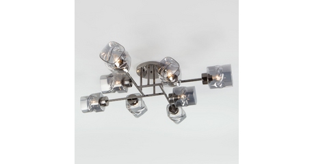 Люстра на штанге Eurosvet 30165/8 черный жемчуг